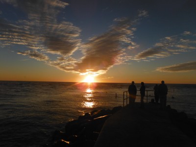 Sunset at St John's Pass (St Pete area) Feb 2013